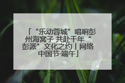 “乐动蓉城”唱响彭州海窝子 共赴千年“彭派”文化之约丨网络中国节·端午