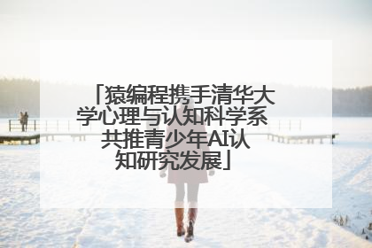 猿编程携手清华大学心理与认知科学系 共推青少年AI认知研究发展