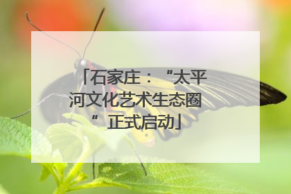 石家庄：“太平河文化艺术生态圈”正式启动