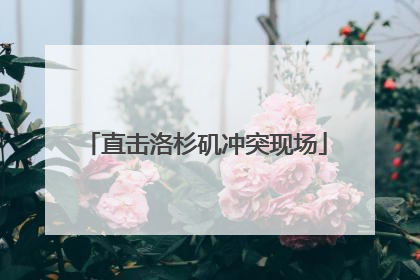 直击洛杉矶冲突现场