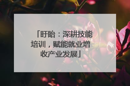 盱眙：深耕技能培训，赋能就业增收产业发展