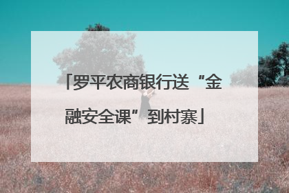 罗平农商银行送“金融安全课”到村寨
