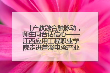 产教融合触脉动，师生同台话信心——江西应用工程职业学院走进芦溪电瓷产业园创新思政课堂