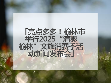 亮点多多！榆林市举行2025“清爽榆林”文旅消费季活动新闻发布会