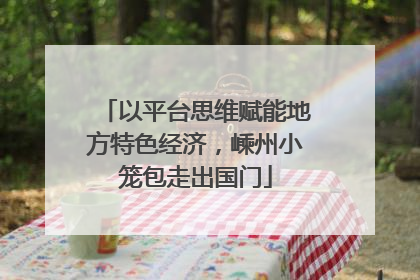 以平台思维赋能地方特色经济，嵊州小笼包走出国门