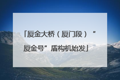 厦金大桥（厦门段）“厦金号”盾构机始发