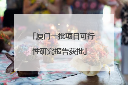 厦门一批项目可行性研究报告获批