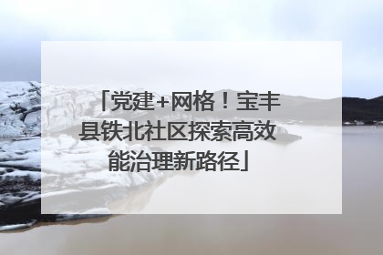 党建+网格！宝丰县铁北社区探索高效能治理新路径