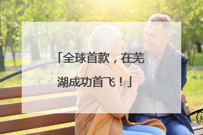 全球首款，在芜湖成功首飞！