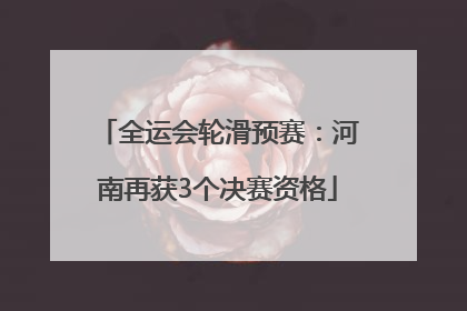 全运会轮滑预赛:河南再获3个决赛资格