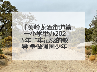 关岭龙潭街道第一小学举办2025年“牢记党的教导 争做强国少年”“六一”文艺汇演活动