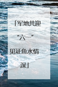 军地共迎“六一” 见证鱼水情深