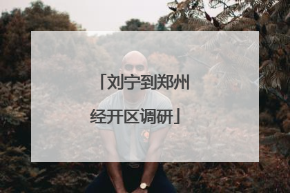 刘宁到郑州经开区调研