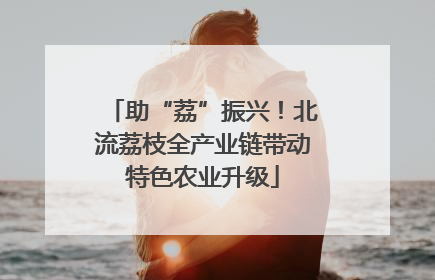 助“荔”振兴！北流荔枝全产业链带动特色农业升级