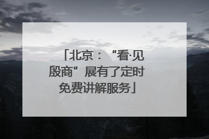 北京：“看·见殷商”展有了定时免费讲解服务