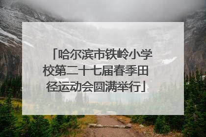 哈尔滨市铁岭小学校第二十七届春季田径运动会圆满举行