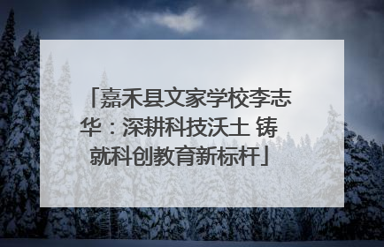 嘉禾县文家学校李志华：深耕科技沃土 铸就科创教育新标杆