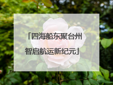 四海船东聚台州 智启航运新纪元