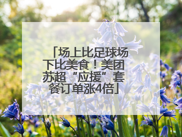 场上比足球场下比美食！美团苏超“应援”套餐订单涨4倍