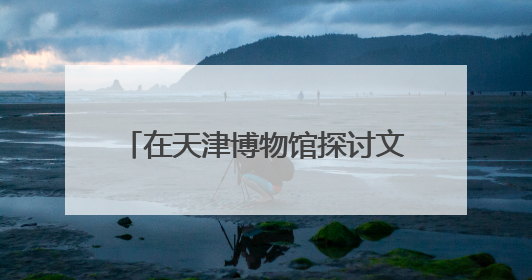在天津博物馆探讨文物如何与科技结合