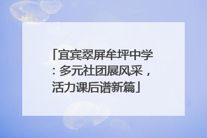 宜宾翠屏牟坪中学：多元社团展风采，活力课后谱新篇