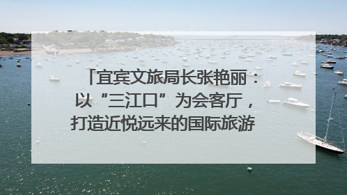 宜宾文旅局长张艳丽：以“三江口”为会客厅，打造近悦远来的国际旅游城市｜文旅局长说