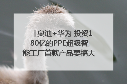 奥迪+华为 投资180亿的PPE超级智能工厂首款产品要搞大事情？｜粤港澳车展