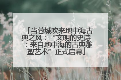 当蓉城吹来地中海古典之风：“文明的史诗：来自地中海的古典雕塑艺术”正式启幕