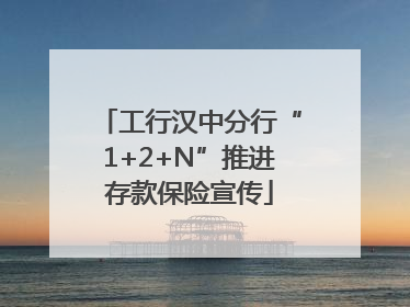 工行汉中分行“1+2+N”推进存款保险宣传