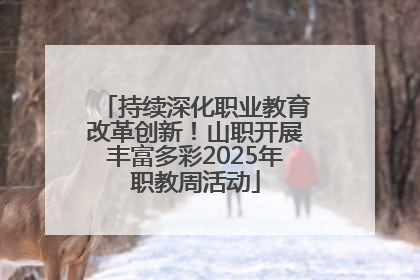 持续深化职业教育改革创新！山职开展丰富多彩2025年职教周活动