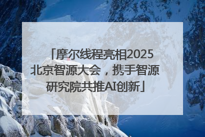 摩尔线程亮相2025北京智源大会，携手智源研究院共推AI创新
