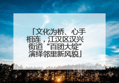 文化为桥、心手相连，江汉区汉兴街道“百团大绽”演绎邻里新风貌
