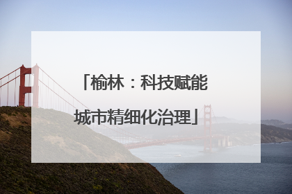 榆林：科技赋能城市精细化治理