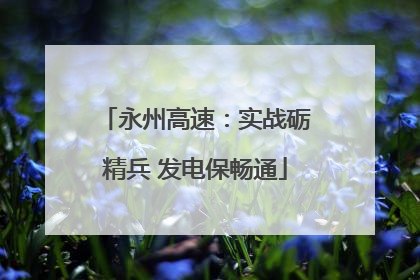 永州高速：实战砺精兵 发电保畅通