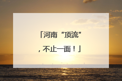 河南“顶流”，不止一面！