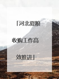 河北夏粮收购工作高效推进