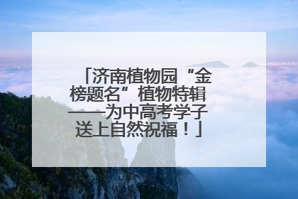 济南植物园“金榜题名”植物特辑——为中高考学子送上自然祝福！