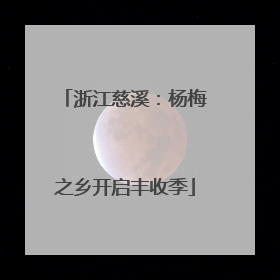 浙江慈溪：杨梅之乡开启丰收季
