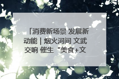 消费新场景 发展新动能｜烟火河间 文武交响 催生“美食+文化”消费新场景