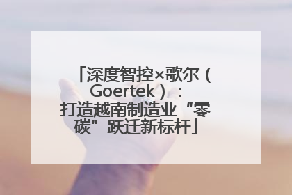 深度智控×歌尔（Goertek）：打造越南制造业“零碳”跃迁新标杆