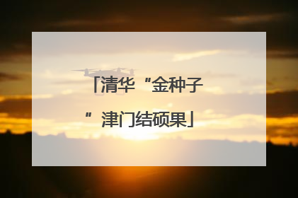 清华“金种子”津门结硕果