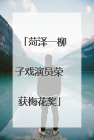 菏泽一柳子戏演员荣获梅花奖