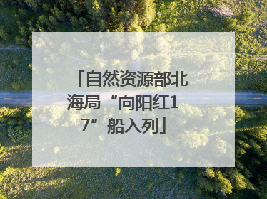 自然资源部北海局“向阳红17”船入列