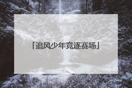 追风少年竞逐赛场
