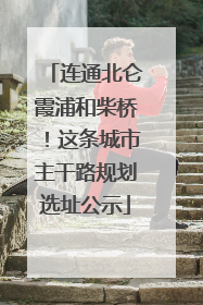 连通北仑霞浦和柴桥！这条城市主干路规划选址公示