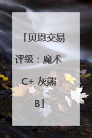 贝恩交易评级：魔术C+ 灰熊B