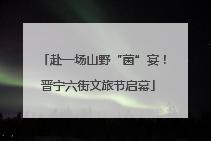赴一场山野“菌”宴！晋宁六街文旅节启幕