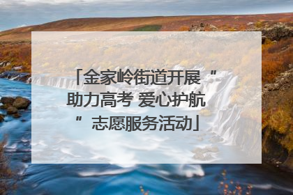 金家岭街道开展“助力高考 爱心护航”志愿服务活动