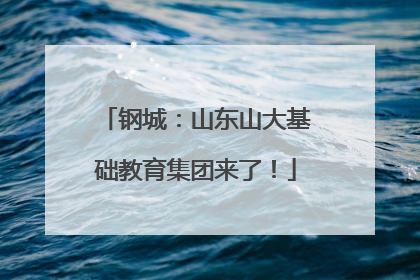 钢城：山东山大基础教育集团来了！