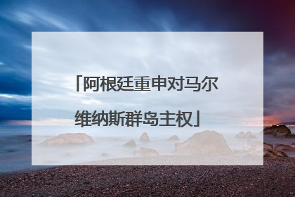 阿根廷重申对马尔维纳斯群岛主权